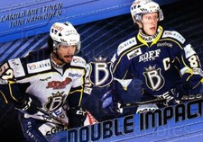 2011-12 Finnish Cardset Double Impact #2 Camilo Miettinen, Toni Kahkonen