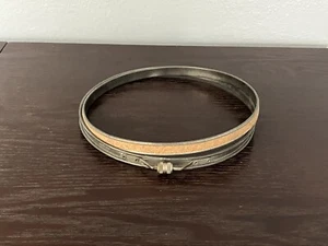 Vintage Adjusto Metal Embroidery Hoop - 7 Inch Cork-Lined Hoop - Picture 1 of 8