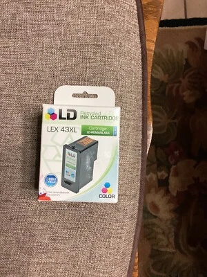 Recycelte LD LEX 43XL Farbtintenstrahlpatrone für Lexmark #43XL Neu MFG. In USA! - Bild 1 von 4
