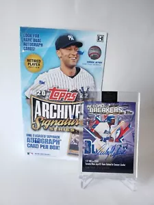 2022 Topps Archives Signature Series Carlos Delgado Auto 1/1 Record Breaker - Foto 1 di 4