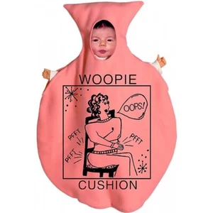 Baby Whoopee Cushion Bunting Funny Cute Fancy Dress Up Halloween Child Costume - Picture 1 of 2
