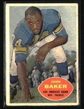 John Baker 1960 Topps #70  Football Card
