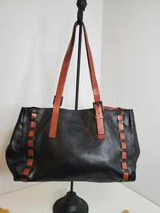 Falor Le Boise Black Leather Purse - Picture 1 of 5