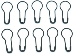 1000Pcs Metal Black Safety Pins/Gourd Pin/Bulb Pin for Clothing Crafting and Diy - Picture 1 of 12
