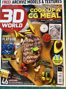 3D World Magazine #259 Cook A CG Mahlzeit - Bild 1 von 2