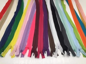 2 unsichtbare verdeckte Reißverschlüsse 56 cm (22 Zoll), leichte Reißverschlüsse - Bild 1 von 25