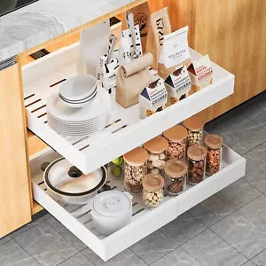 CHENDY Ausziehbarer Schrank Organizer, Erweiterbar Schwerlast Ausziehbare Schubladen Fi... - Bild 1 von 7