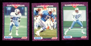 Juego Young Superstars Houston Oilers 1992 Curtis Duncan Bubba MCDOWELL LATHON - Imagen 1 de 1