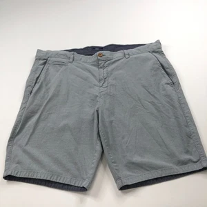Johnnie-O 38 (Fit 39W) Pima Cotton Flat Front Chino 9" Shorts Gray - Picture 1 of 8
