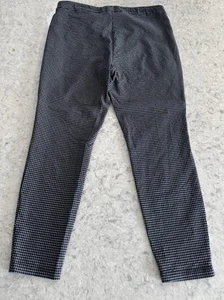 Nanette Lepore Low Waist Check Skinny Pull On Ankle Leggings Size Large (L) - Picture 1 of 6