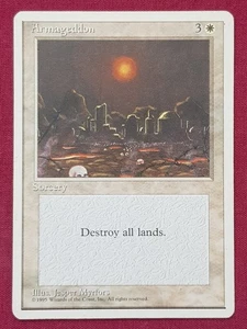 Magic The Gathering 4TH EDITION ARMAGEDDON white card MTG FOURTH - Picture 1 of 2