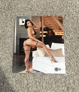 ADRIANA CHECHIK signed handsigniertes 8x10 Foto W@W W@W Tanga BAS BECKETT C - Bild 1 von 1
