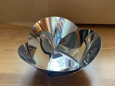 Cestino Alessi nuovo in acciaio inox 18/10 lucido - Immagine 1 di 4