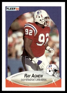 1990 Fleer Update Ray Agnew Rookie New England Patriots #U-5 - Picture 1 of 2