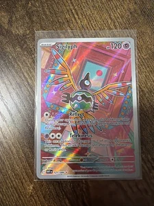 Sigilyph 121/086- Ilustración de llamarada blanca rara JCC Pokémon - Imagen 1 de 1