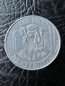 1984 Vintage Star Wars Yak Face Power of the Force Coin Last 17 Repro - Picture 1 of 4