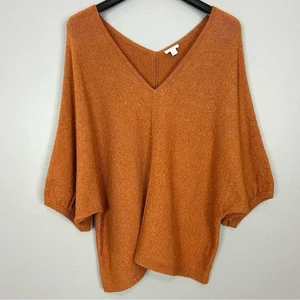 J. Jill PureJill Double V Pullover Damen Gr. 2X Laternenärmel Plüsch Strick - Bild 1 von 11