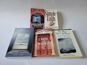 Lot Of 5 Spirituality Books Death Afterlife Heaven ARE Press Faith Christianity - Picture 1 of 17