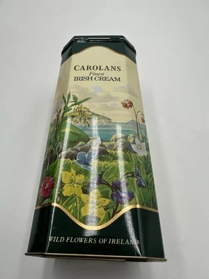 Vintage CAROLANS Finest Irish Cream Liqueur Tin Container Storage - Image 1 of 4