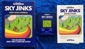 Sky Jinks Vintage Atari 2600 Videospiel mit Box und Handbuch Activision - Bild 1 von 2