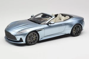 2023 Aston Martin DB12 Volante Carribean Blue Pearl in 1:18 scale by GT Spirit - Picture 1 of 4