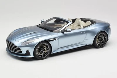 2023 Aston Martin DB12 Volante Carribean Blue Pearl in 1:18 scale by GT Spirit - Image 1 of 4