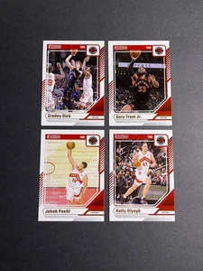 2024-25 Panini Donruss 4 Card Toronto Raptors Lot - Dick / Trent Jr / Olynyk - Picture 1 of 2