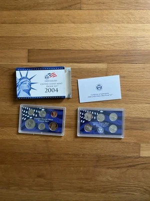 2004 United States Mint  PROOF Set, with Original Box and COA - Image 1 of 4
