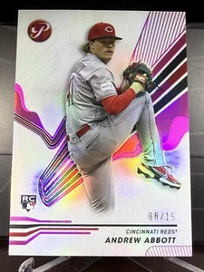 2024 Andrew Abbott Topps Pristine Pink Pulsar Refractor Rookie #15 8/15 - Picture 1 of 2
