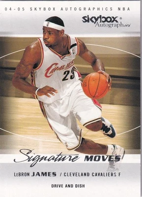2004-05 SkyBox Autographics Signature Moves #2 LeBron James - Image 1 of 2