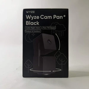 New Wyze Cam Pan Home Security Camera Black WYZECPAN3 - Picture 1 of 5