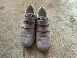 Ara Klettverschluss Schuhe grau-beige Gr. 5 1/2 Weite H - Bild 1 von 11