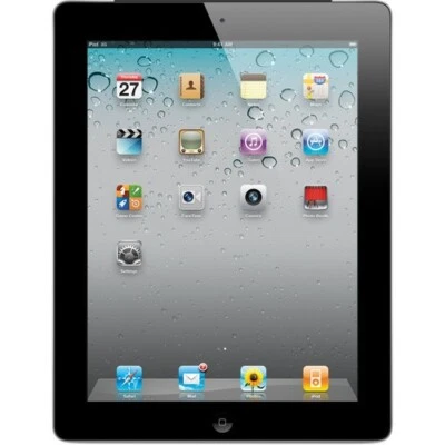 Apple iPad 2 9.7" Display 16GB Storage WiFi Only - Black - Warranty/Good  (Etch) - Image 1 of 3