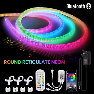 5V WS2812B RGB LED Neon Flex Rope Tube Strip Light Waterproof Outdoor Lighting - Picture 1 of 28