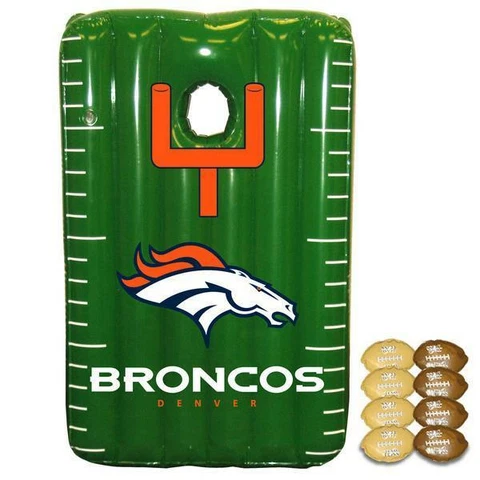 Denver Broncos NFL Licensed Inflatable Bean Bag Toss Game Cover