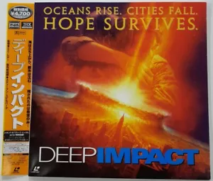 Deep Impact Movie LaserDisc Japanese PILF-2776 1998 Mimi Leder w/Obi from Japan - Picture 1 of 11