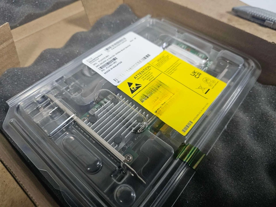 DISPOSITIVO DE ARRANQUE OS P12965-B21 HPE NS204I-P X2 LANES NVME PCIE3 X8 Dual 480GB NVME Foto 1 de 1