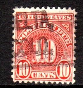 #J84 10 CENT POSTAGE DUE F-VF USED b - Picture 1 of 1