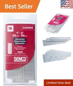 Clavos Brad 1200 electro galvanizados aprobados por Craftsman - Ideal para proyectos hágalo usted mismo - Imagen 1 de 8