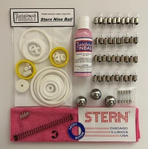Kit messa a punto manutenzione flipper Stern Nine Ball 1980 - Foto 1 di 3
