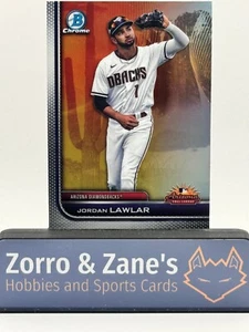 Jordan Lawlar 2023 Bowman Chrome Arizona Fall League AFL Ref #AFLS-12 DBACKS - Picture 1 of 2