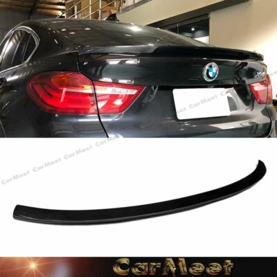ALERÓN DE FIBRA DE CARBONO ESTILO RENDIMIENTO M PARA BMW X4 F26 SUV 2014 2015 2016 2017 Foto 1 de 4