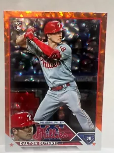 2023 TOPPS SERIES 2 Baseball #398 DALTON GUTHRIE RC Orange Foil /299 - Bild 1 von 3