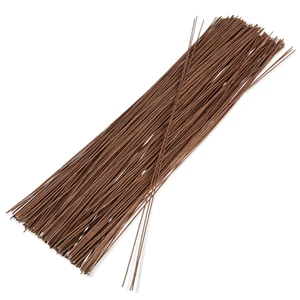 240 Count Brown 18 Gauge Floral Wire Stems for Artificial Flower Arrangements, W - Picture 1 of 9