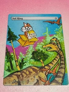 Sol Ring *Altered Art* Calvin N Hobbes Mtg By Jayrocks Alters - Bild 1 von 2