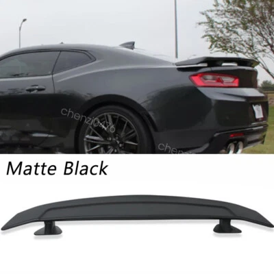 For Chevrolet Camaro ZL1 46" Matte Black Racing Rear Trunk Spoiler Wing Lip - Изображение 1 из 4