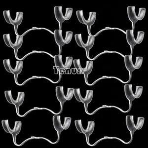 20pcs Dental Intraoral Cheek Lip Retractor Mouth Opener M Type L/M/S Clear/BLue - Picture 1 of 9