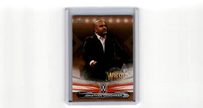 2019 Topps WWE RAW #36 Jonathan Coachman Bronze - Image 1 of 2