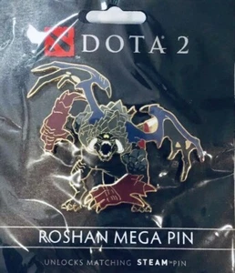 DOTA 2 Pin Roshan MEGA PIN 2014 TI5 EXCLUSIVE PIN Sealed NO CODE New Dota2 Chess - Picture 1 of 2