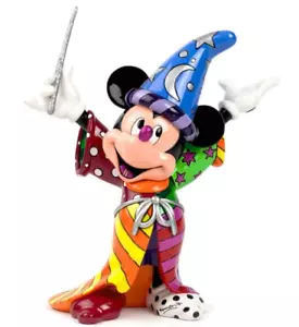 NUOVO! DISNEY - FANTASIA STREGONE TOPOLINO STATUA BRITTO - VEDI DESC. - ph-F245 - Foto 1 di 8